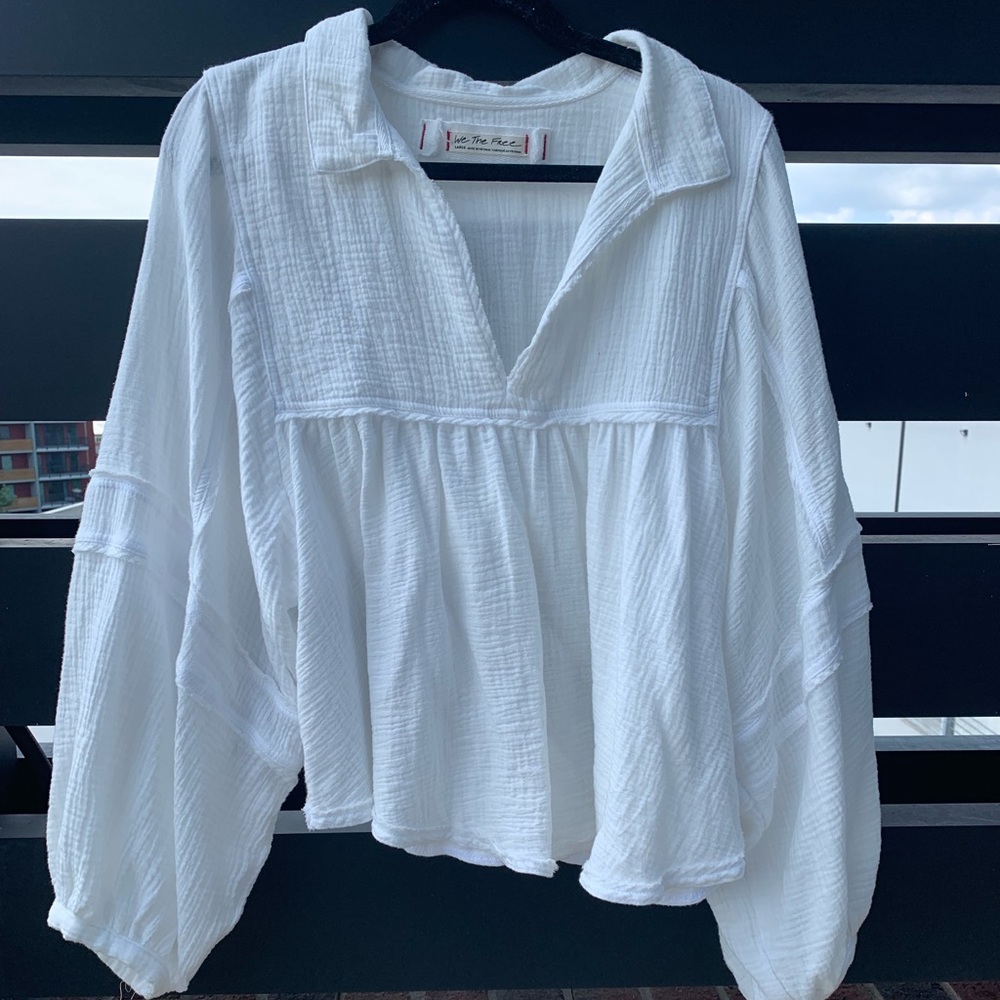 Free people white top